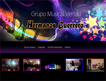 Tablet Screenshot of grupomusicalhermanosguerrero.com